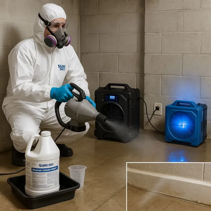 Sanitization and Odor Removal process in West Wareham, MA