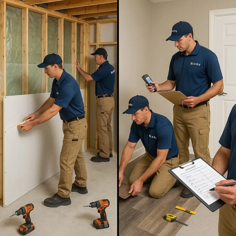 Repairs and Reconstruction process in West Wareham, MA